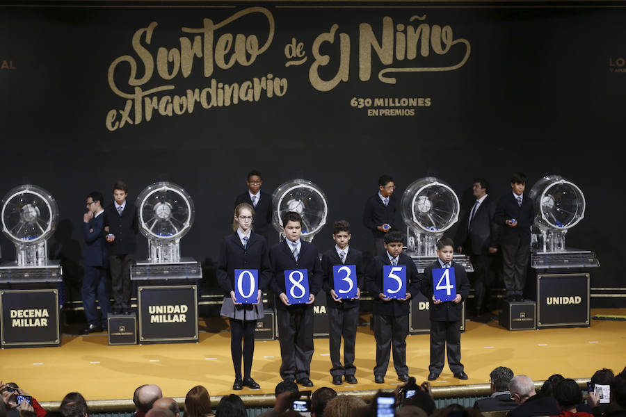 08354, el primer premio de 'El Niño' cae íntegro en Valencia