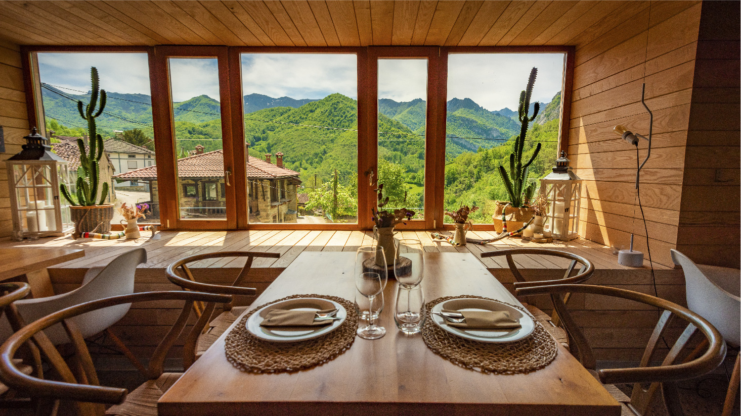 Restaurante Tierra del Agua - Mesas de Asturias en Alto de Viella | Xurde Margaride