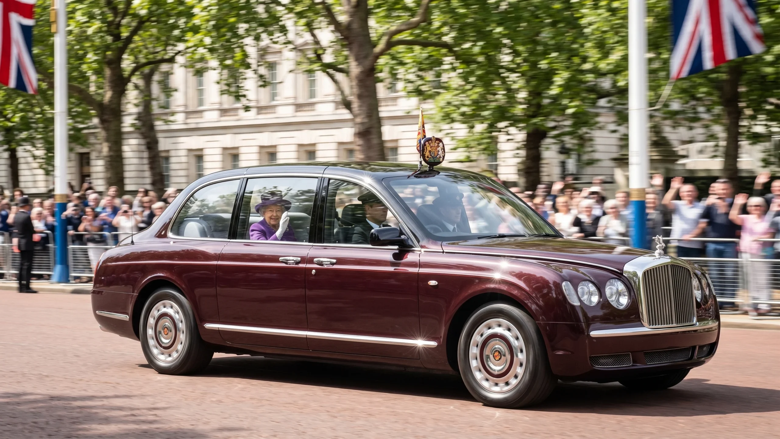 El Bentley de Isabel II, el Toyota del Emperador de Japón y el Mercedes blindado de Felipe VI: los coches que mueven a la realeza mundial